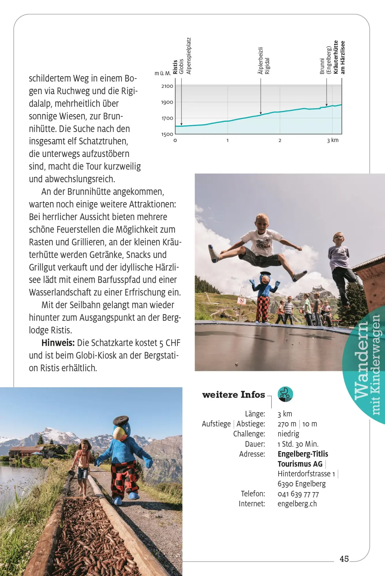 Bild: 9783259300107 | Kümmerly+Frey Erlebnis Schweiz Wandern mit Kinderwagen - Wanderführer