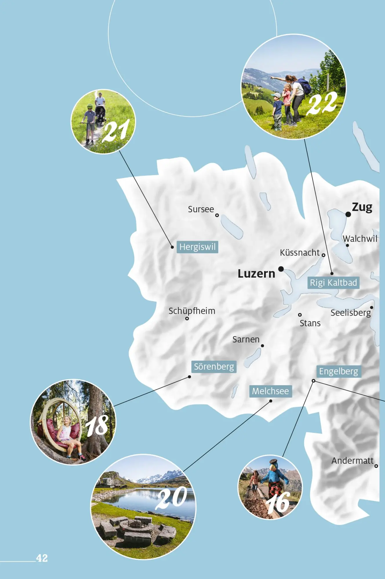 Bild: 9783259300107 | Kümmerly+Frey Erlebnis Schweiz Wandern mit Kinderwagen - Wanderführer