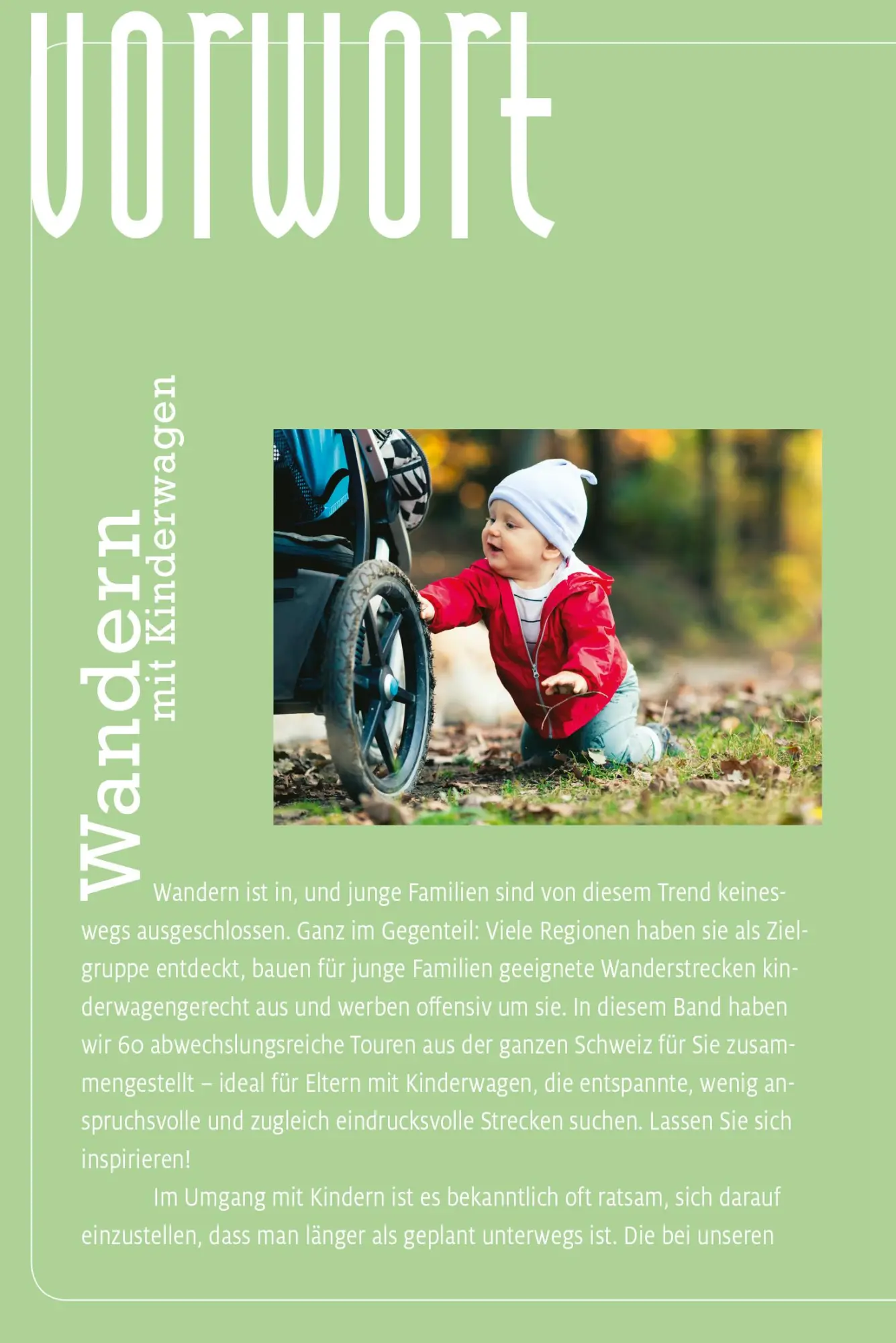Bild: 9783259300107 | Kümmerly+Frey Erlebnis Schweiz Wandern mit Kinderwagen - Wanderführer
