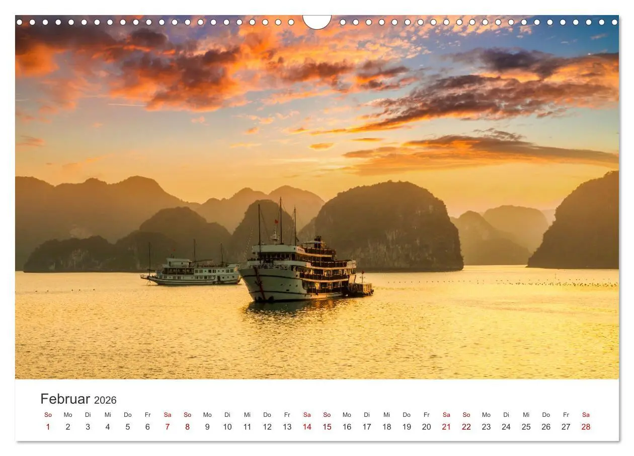 Bild: 9783457540107 | Faszination Vietnam (Wandkalender 2026 DIN A3 quer), CALVENDO...