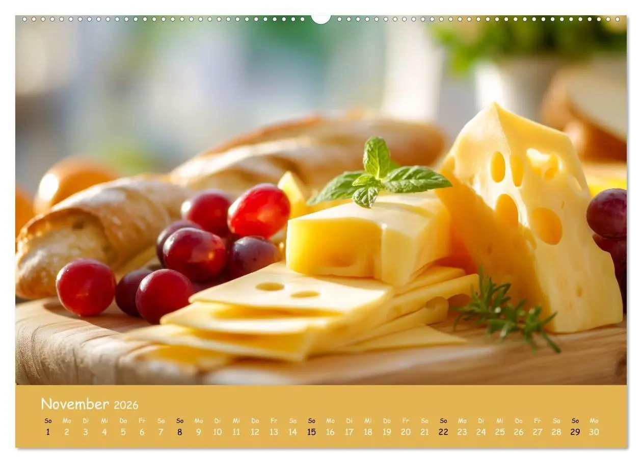 Bild: 9783516700107 | Käsekalender - mit Gourmet Käse und Platten durchs Jahr...