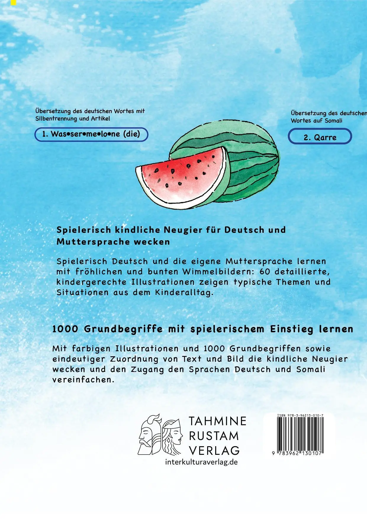 Rückseite: 9783962130107 | Meine ersten 1000 Wörter Bildwörterbuch Deutsch-Somali | Rustam | Buch