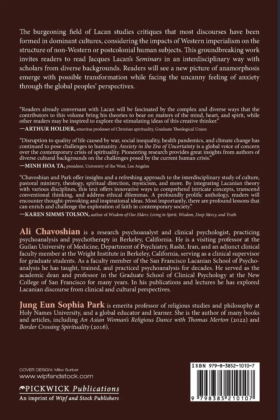 Rückseite: 9798385210107 | Anxiety in the Era of Uncertainty | Ali Chavoshian (u. a.) | Buch