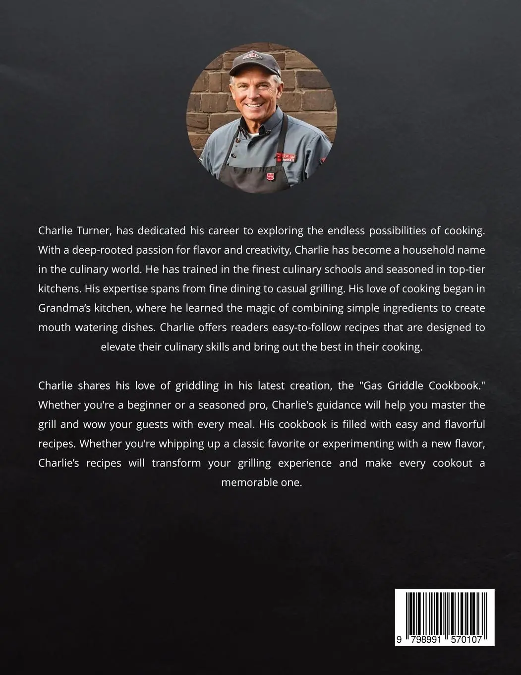 Rückseite: 9798991570107 | Gas Griddle Cookbook | Charlie Turner | Taschenbuch | Englisch | 2024