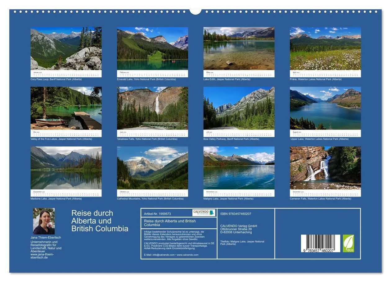 Bild: 9783457460207 | Reise durch Alberta und British Columbia (hochwertiger Premium...