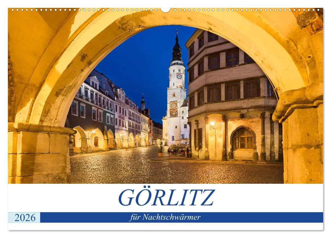 Cover: 9783457770207 | GÖRLITZ für Nachtschwärmer (Wandkalender 2026 DIN A2 quer),...