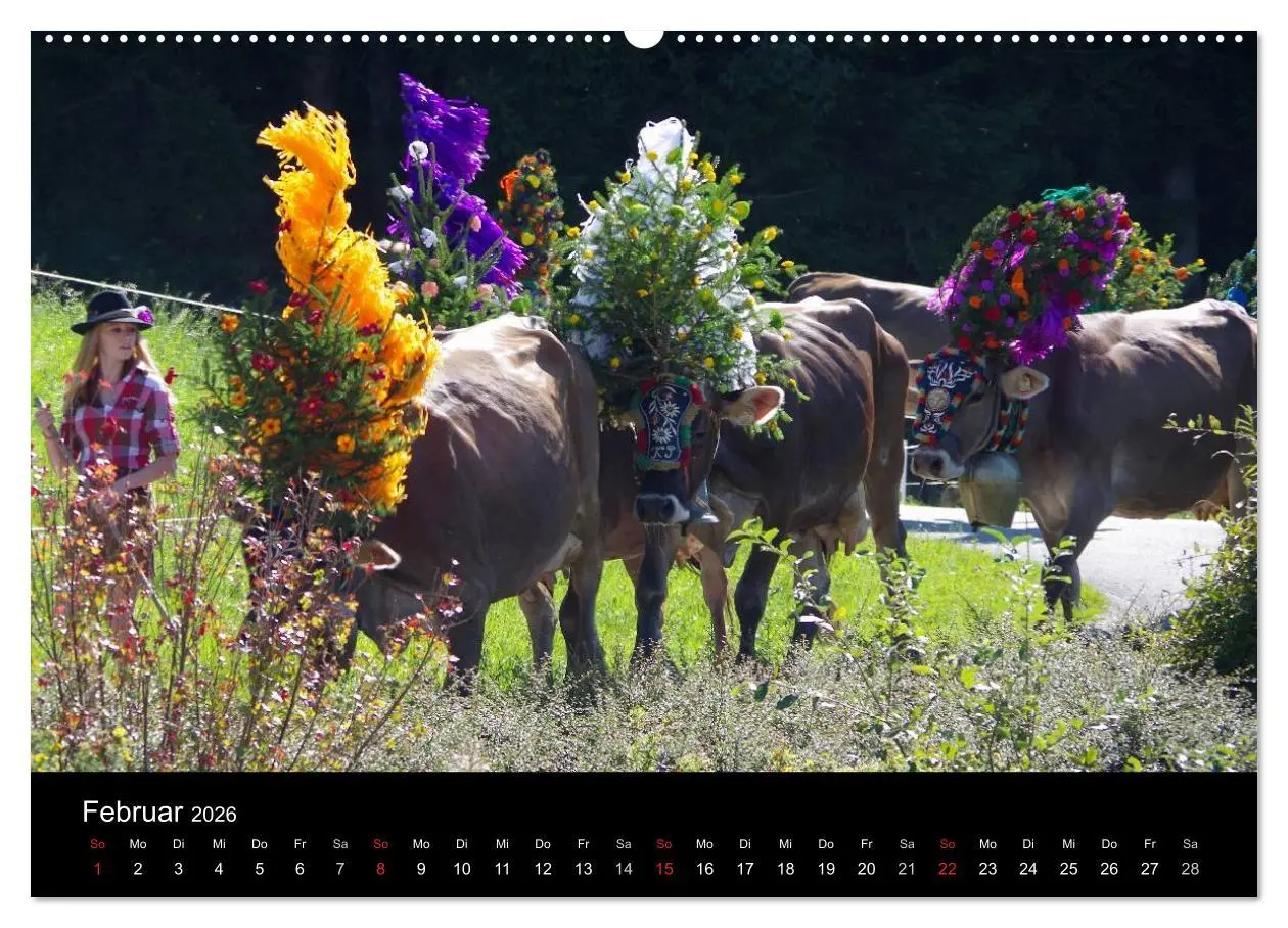 Bild: 9783516000207 | Almabtrieb in Tirol (hochwertiger Premium Wandkalender 2026 DIN A2...