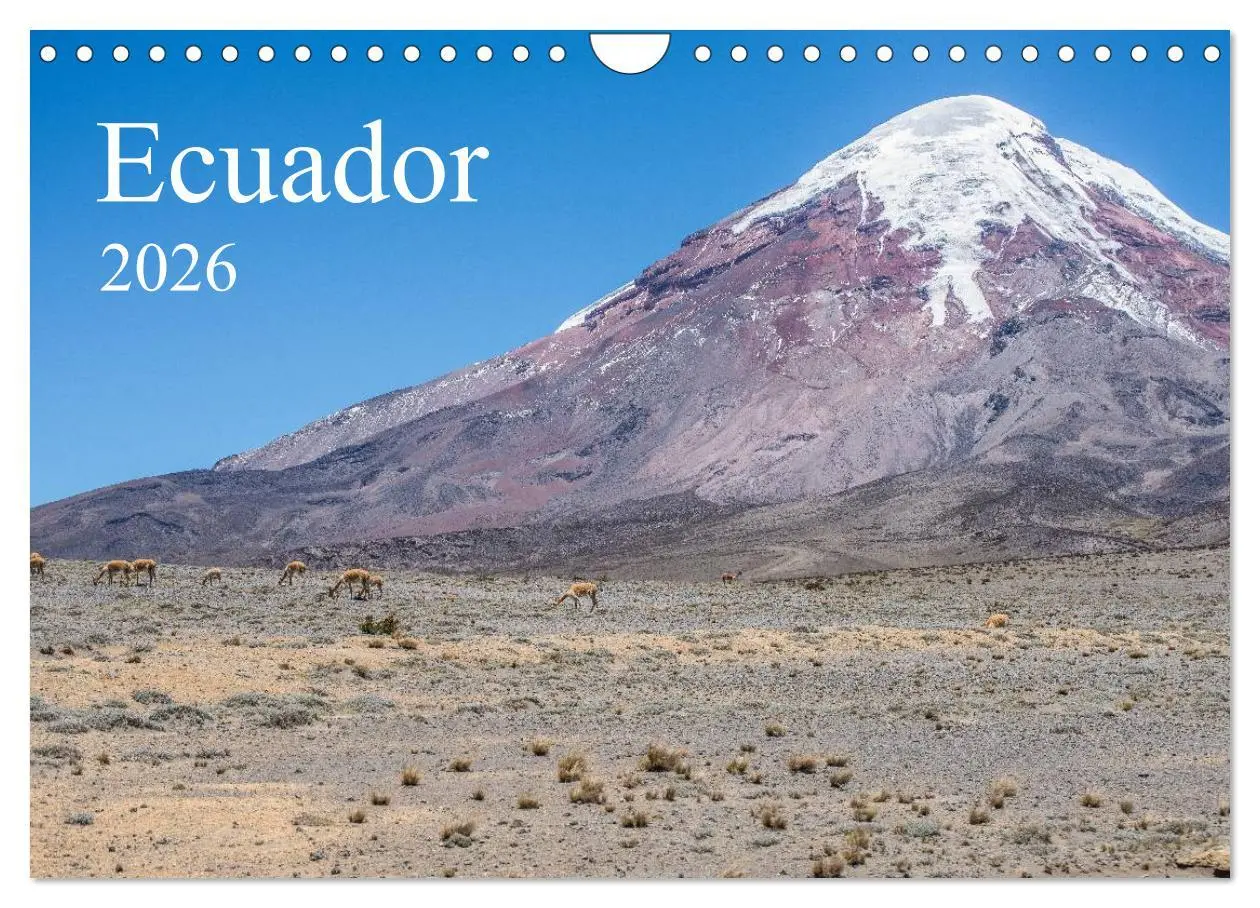 Cover: 9783516170207 | Ecuador (Wandkalender 2026 DIN A4 quer), CALVENDO Monatskalender