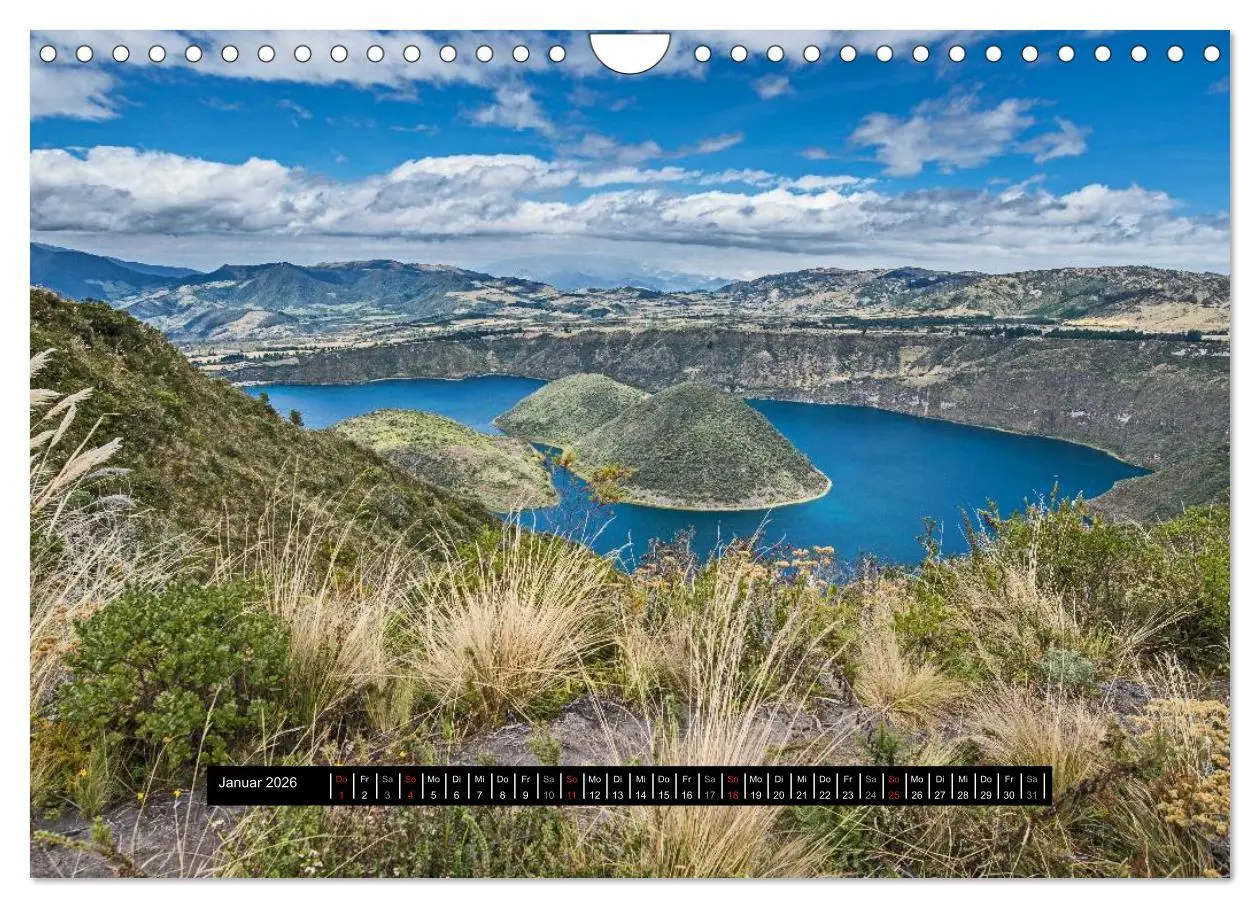 Bild: 9783516170207 | Ecuador (Wandkalender 2026 DIN A4 quer), CALVENDO Monatskalender