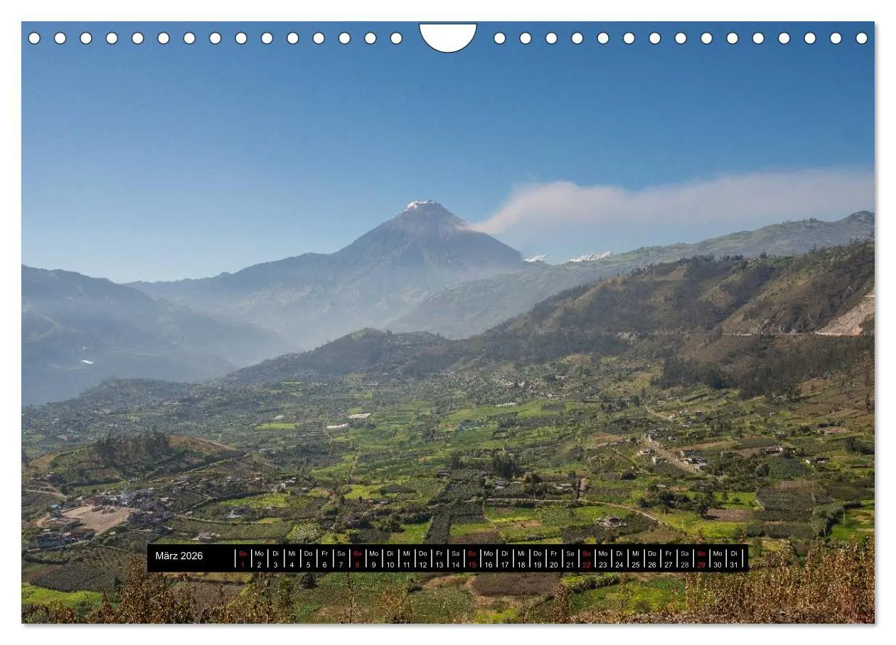 Bild: 9783516170207 | Ecuador (Wandkalender 2026 DIN A4 quer), CALVENDO Monatskalender