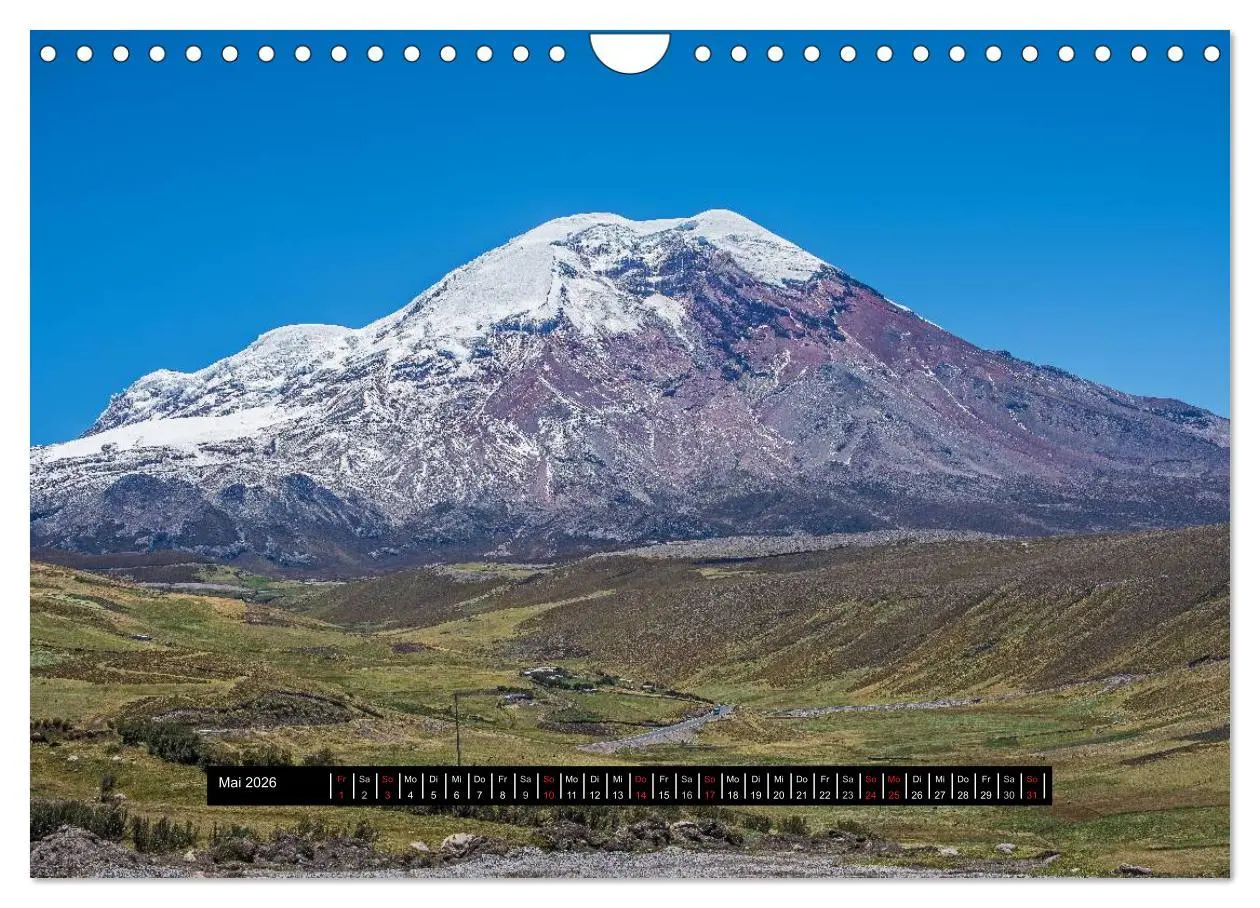 Bild: 9783516170207 | Ecuador (Wandkalender 2026 DIN A4 quer), CALVENDO Monatskalender