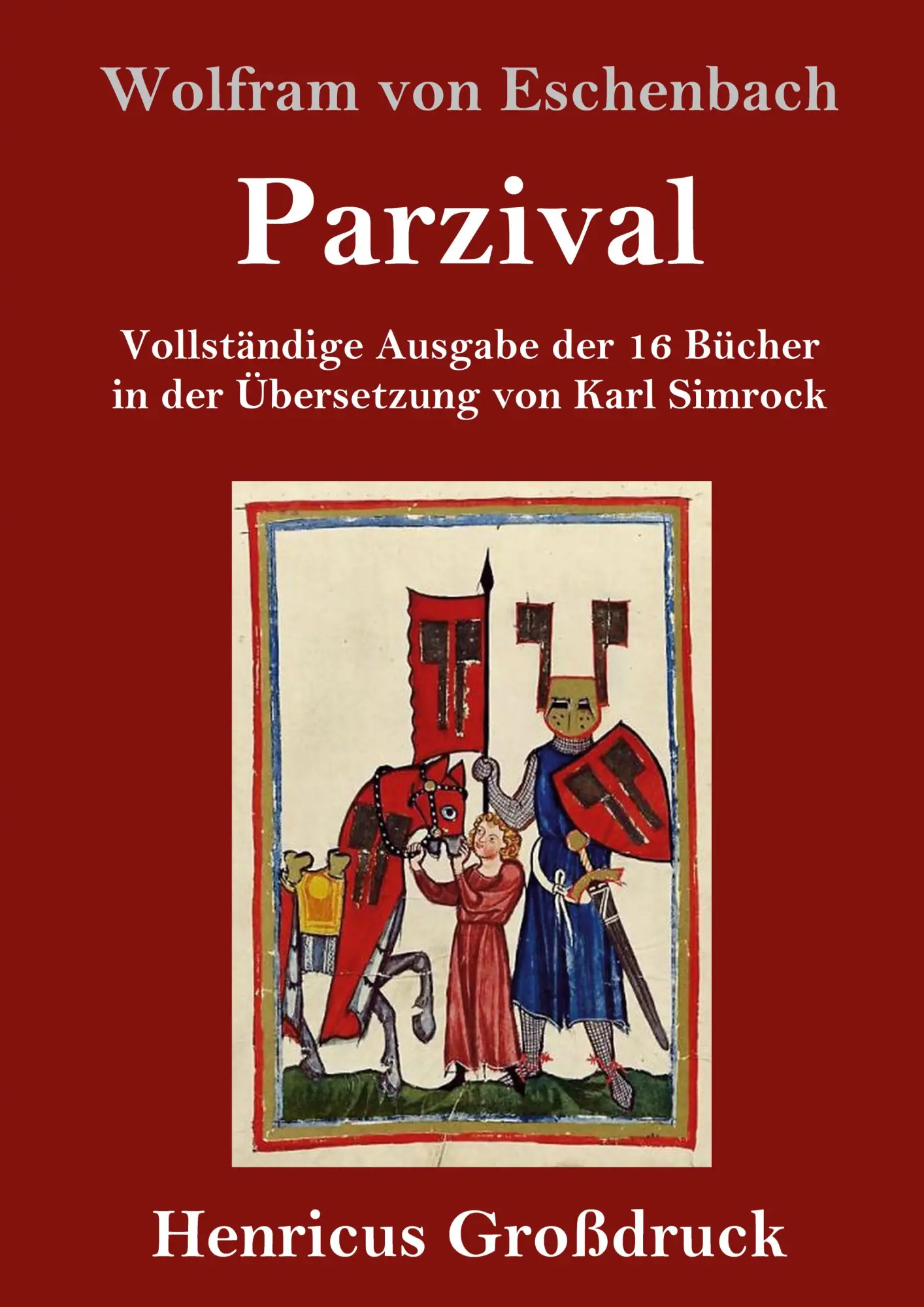 Cover: 9783847830207 | Parzival (Großdruck) | Wolfram Von Eschenbach | Buch | 860 S. | 2019
