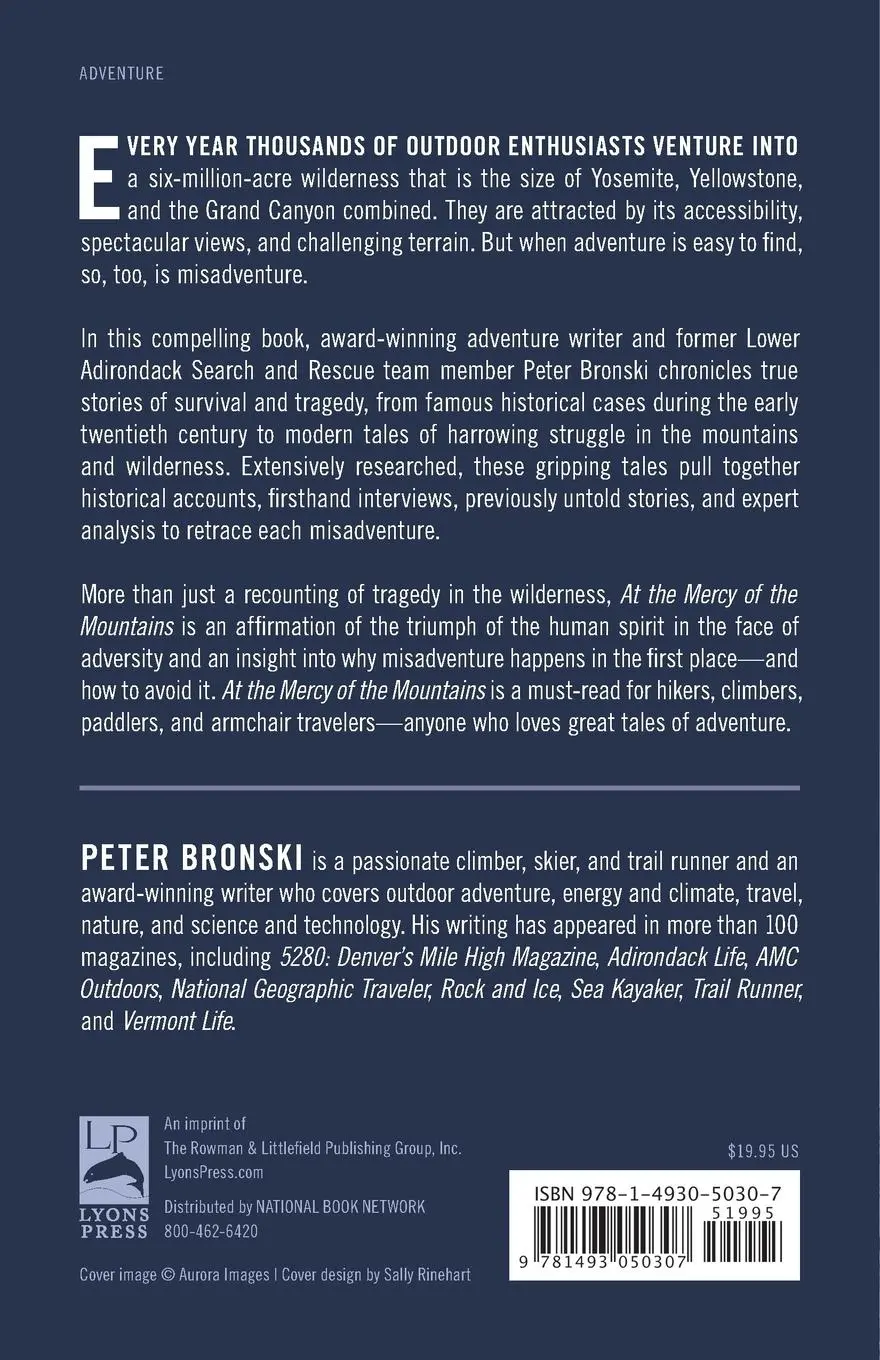 Rückseite: 9781493050307 | At the Mercy of the Mountains | Peter Bronski | Taschenbuch | Englisch