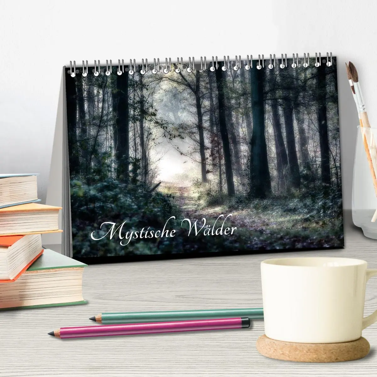 Bild: 9783435500307 | Mystische Wälder (Tischkalender 2025 DIN A5 quer), CALVENDO...