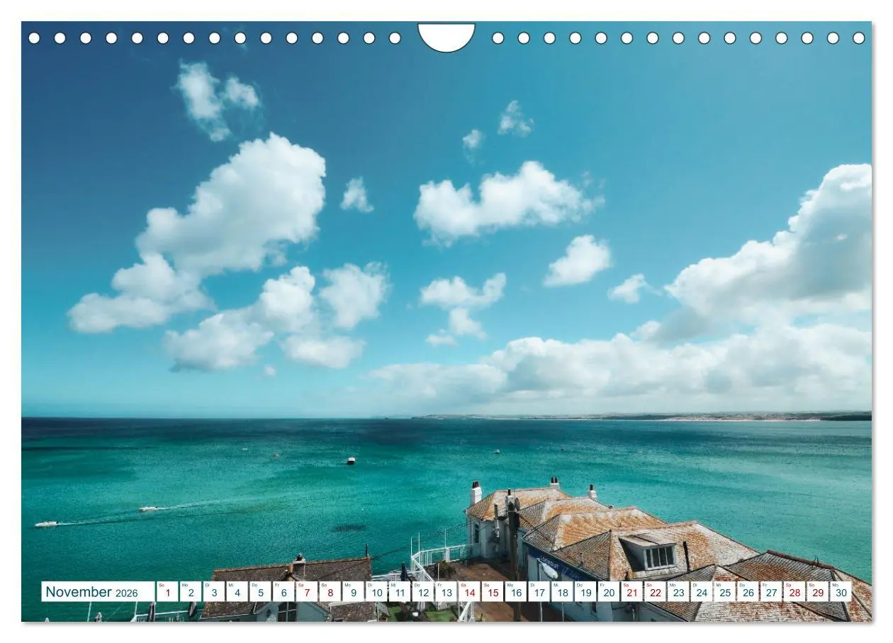 Bild: 9783457380307 | Cornwall &amp; Devon 2026 (Wandkalender 2026 DIN A4 quer), CALVENDO...