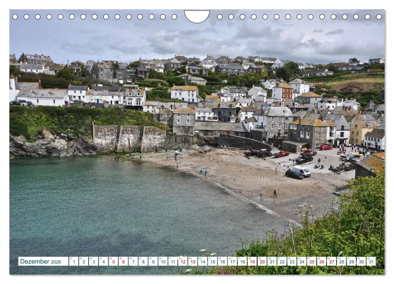 Bild: 9783457380307 | Cornwall &amp; Devon 2026 (Wandkalender 2026 DIN A4 quer), CALVENDO...