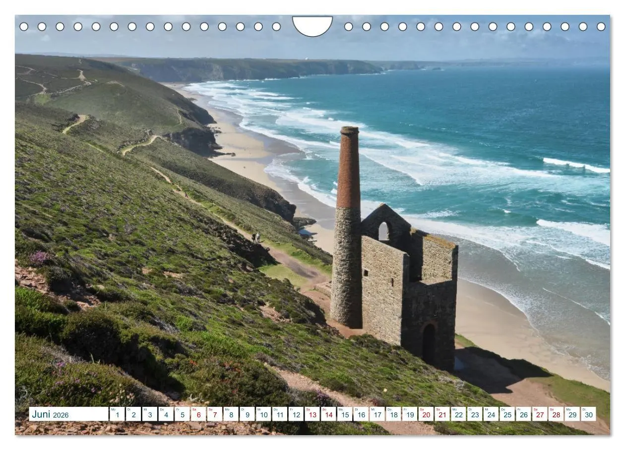 Bild: 9783457380307 | Cornwall &amp; Devon 2026 (Wandkalender 2026 DIN A4 quer), CALVENDO...