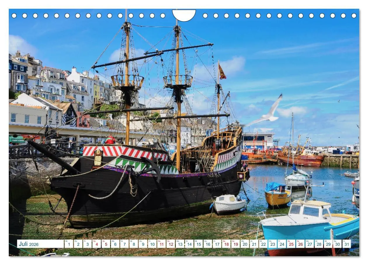 Bild: 9783457380307 | Cornwall &amp; Devon 2026 (Wandkalender 2026 DIN A4 quer), CALVENDO...