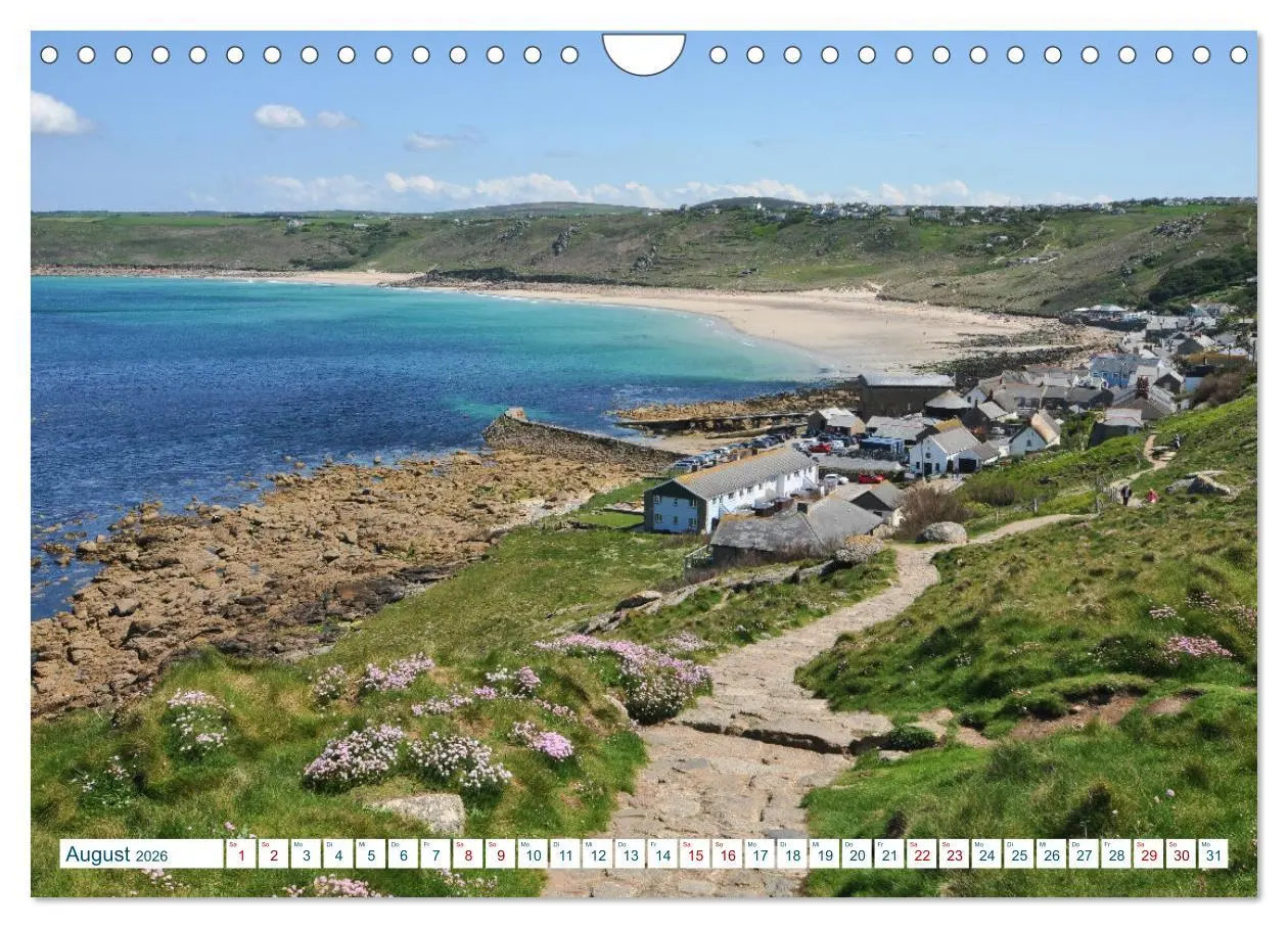 Bild: 9783457380307 | Cornwall &amp; Devon 2026 (Wandkalender 2026 DIN A4 quer), CALVENDO...
