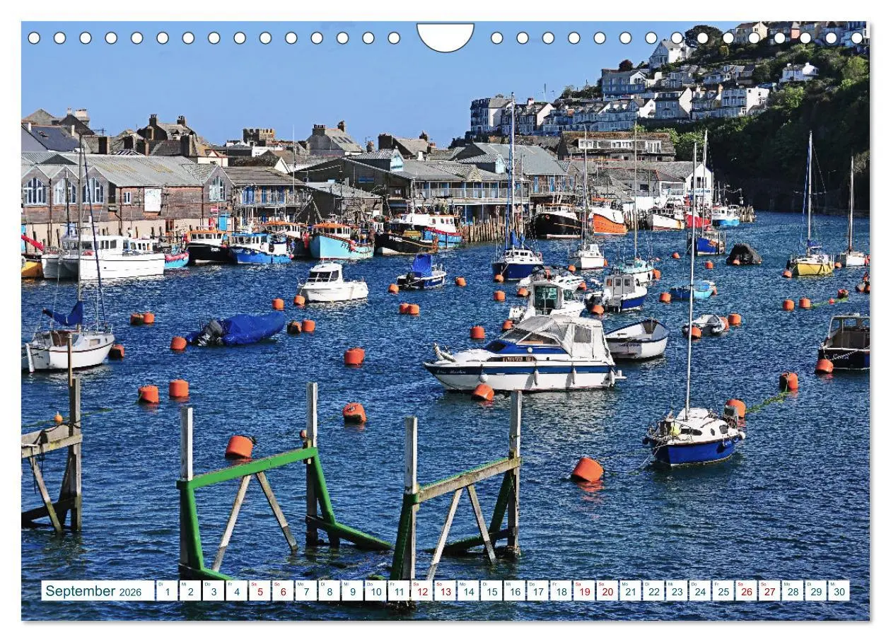 Bild: 9783457380307 | Cornwall &amp; Devon 2026 (Wandkalender 2026 DIN A4 quer), CALVENDO...
