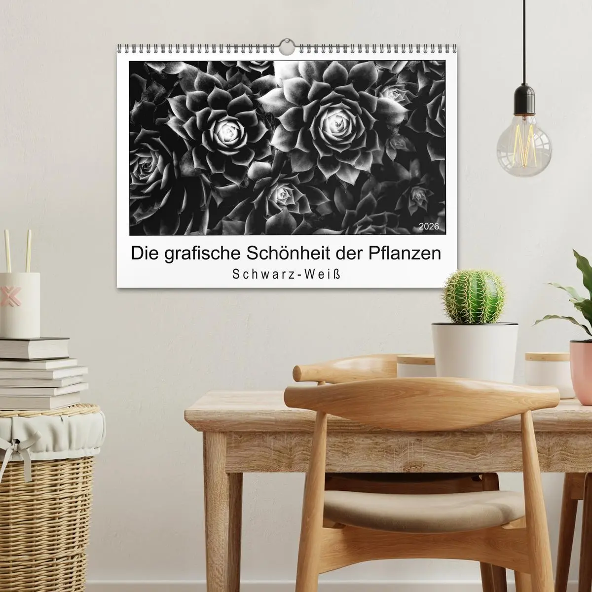 Bild: 9783457900307 | Die grafische Schönheit der Pflanzen - Schwarz-Weiß (Wandkalender...
