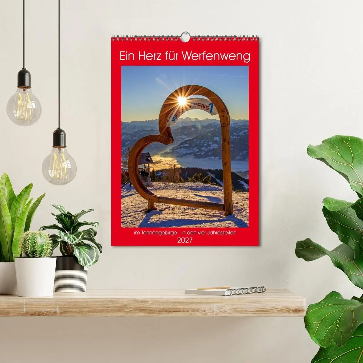 Bild: 9783569180307 | Ein Herz für Werfenweng (Wandkalender 2027 DIN A3 hoch), CALVENDO...