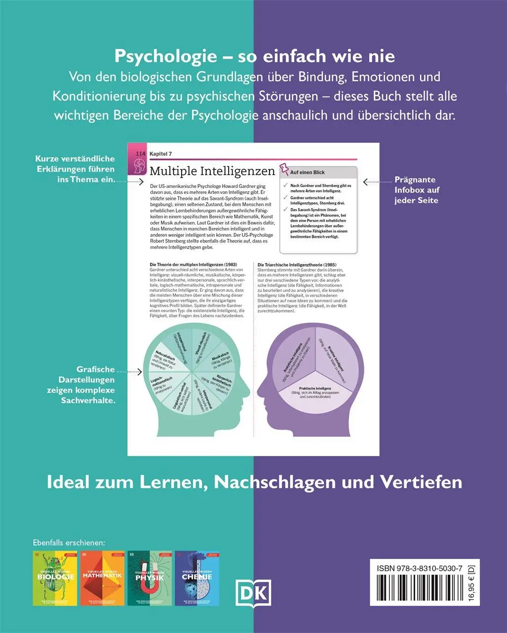 Rückseite: 9783831050307 | Visuelles Wissen. Psychologie | Tom Buxton-Cope (u. a.) | Taschenbuch