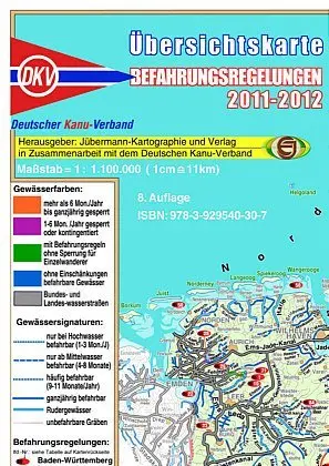 Cover: 9783929540307 | DKV Übersichtskarte Befahrungsregeln | (Land-)Karte | Deutsch | 2005
