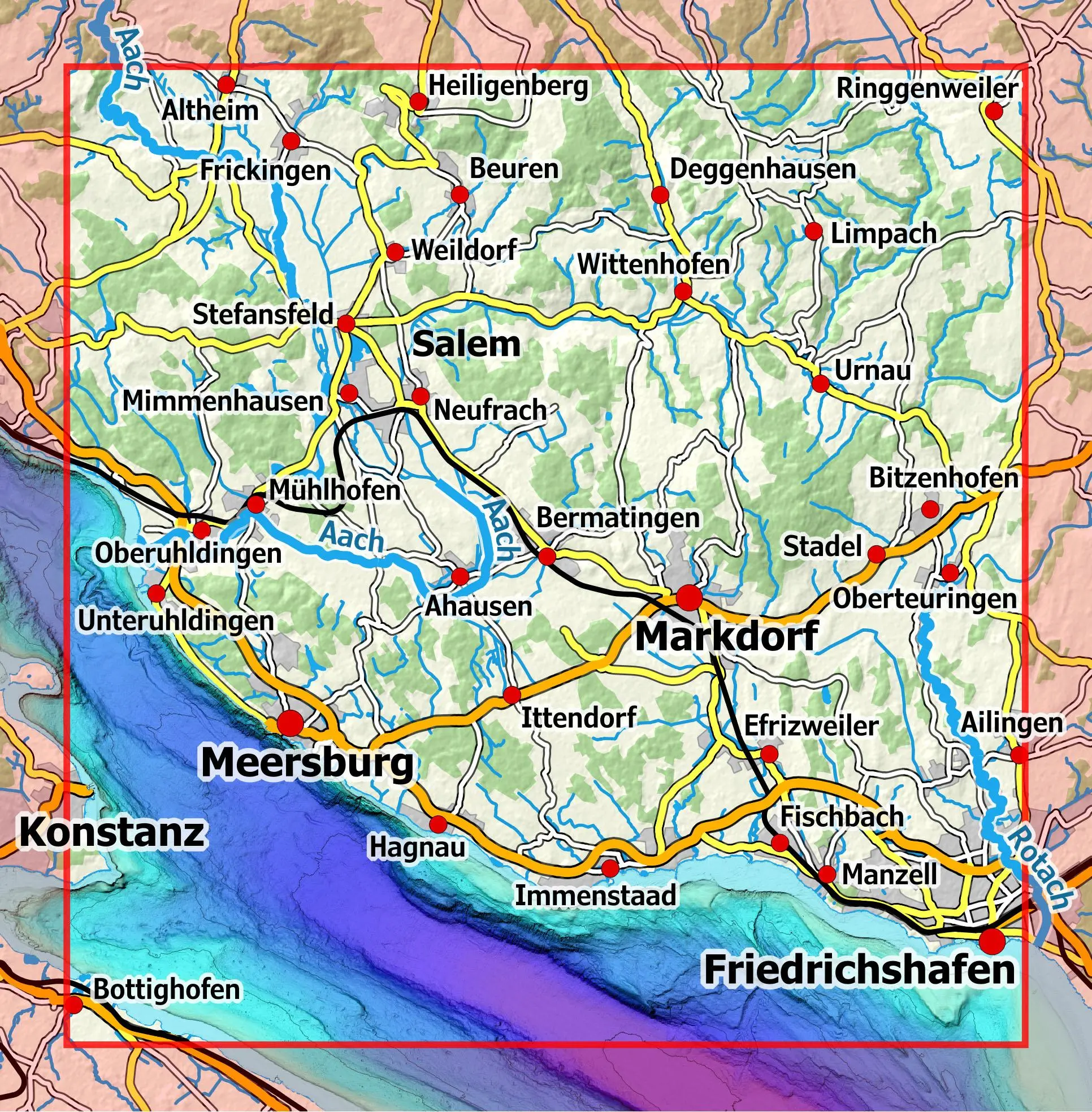 Bild: 9783960990307 | Bodensee Mitte 1 : 25 000, Blatt 53-529 | NaturNavi | (Land-)Karte