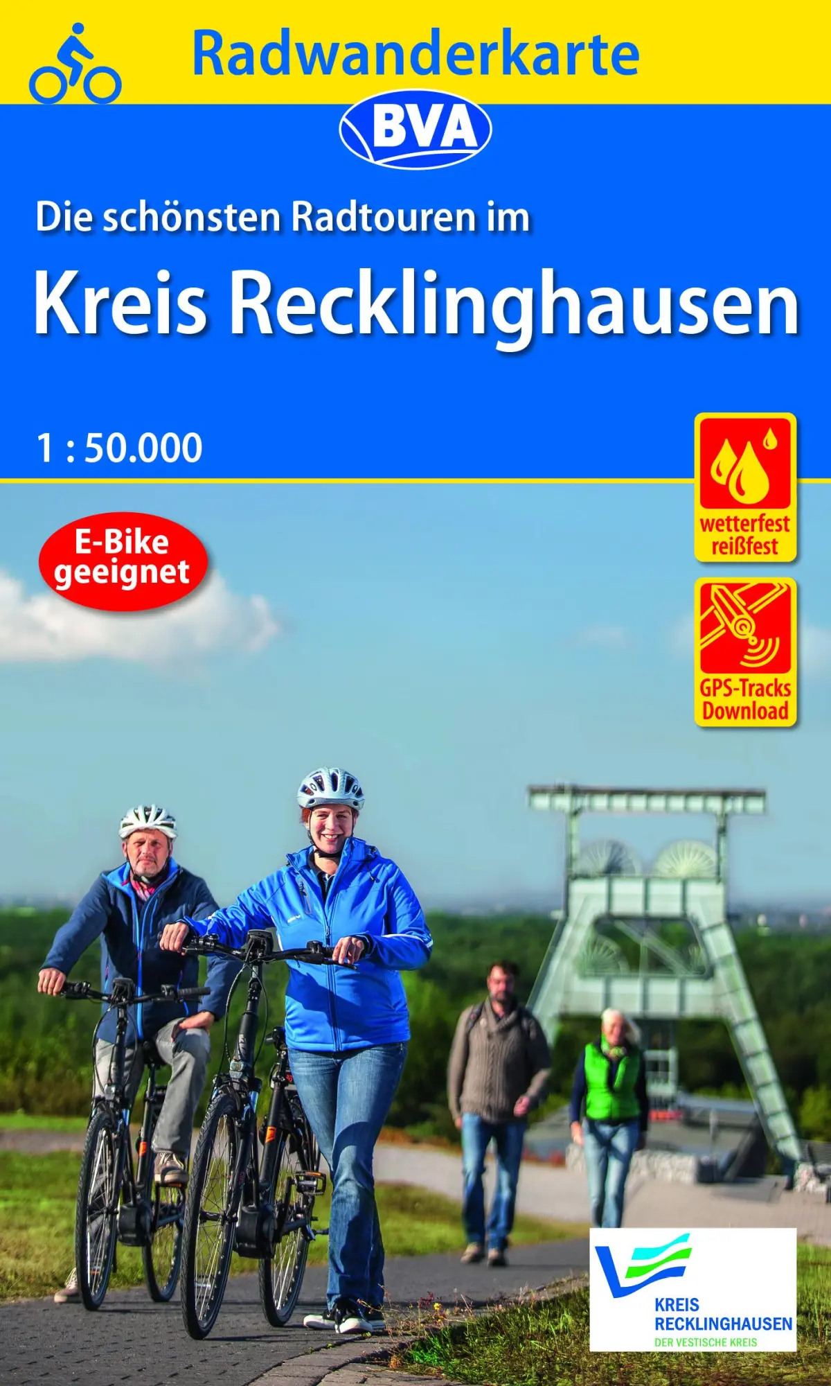 Cover: 9783969900307 | Radwanderkarte BVA Die schönsten Radtouren im Kreis Recklinghausen,...
