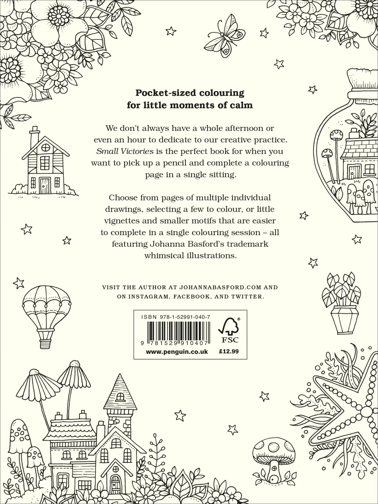 Rückseite: 9781529910407 | Small Victories | Johanna Basford | Taschenbuch | Paperback | Englisch
