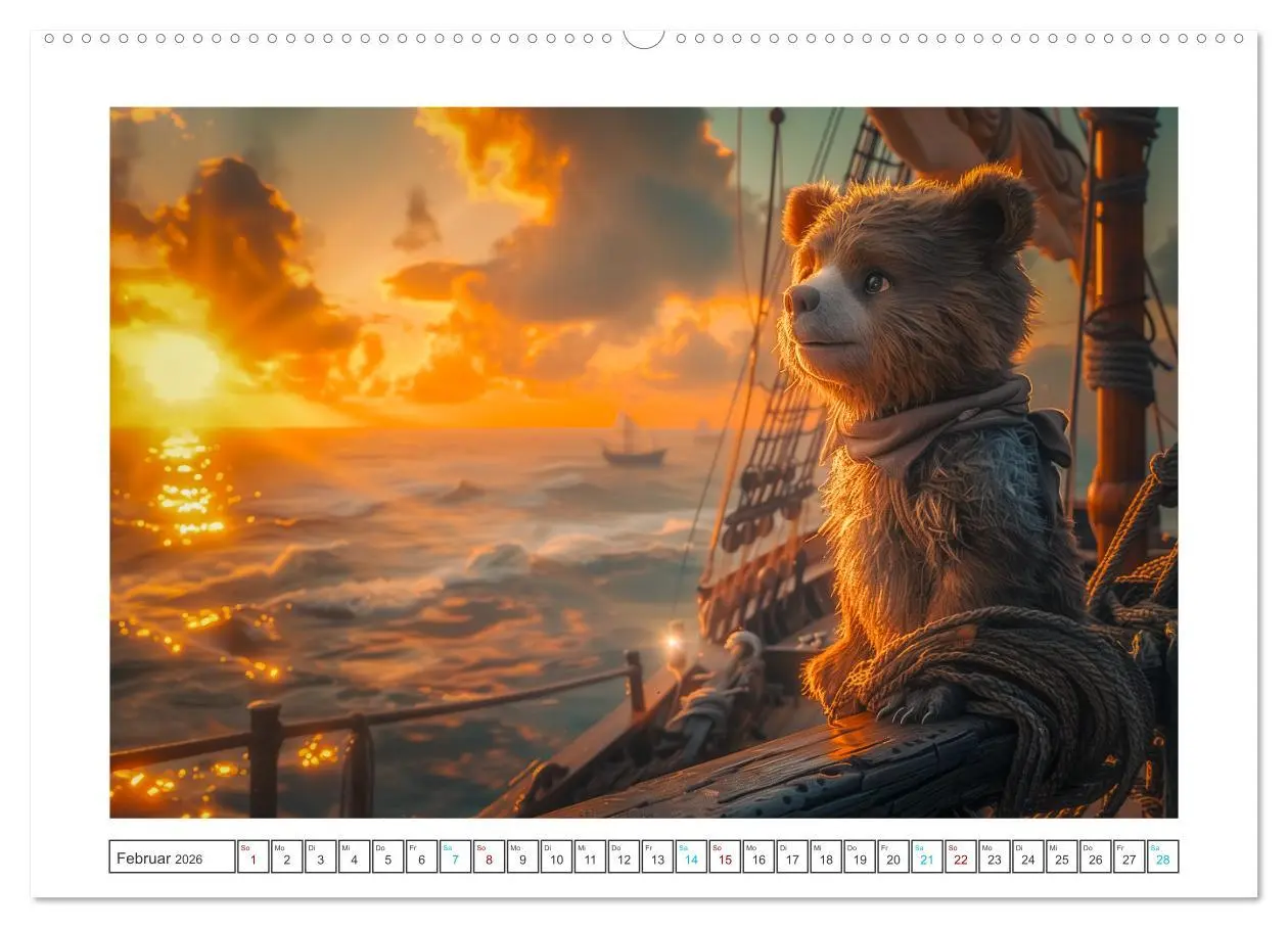 Bild: 9783457370407 | Abenteuer eines Taddybären (hochwertiger Premium Wandkalender 2026...