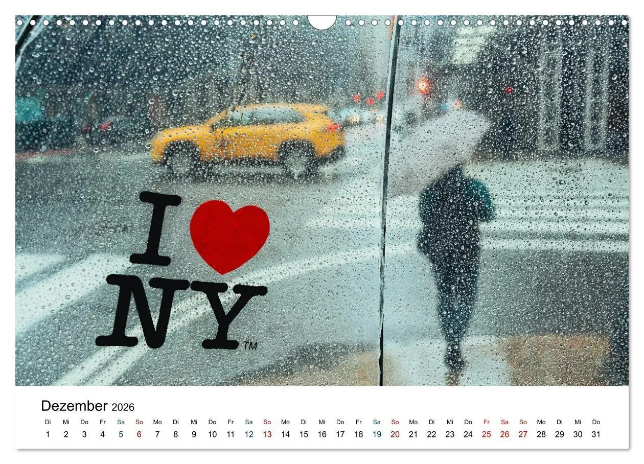 Bild: 9783457440407 | Meine Liebe New York (Wandkalender 2026 DIN A3 quer), CALVENDO...