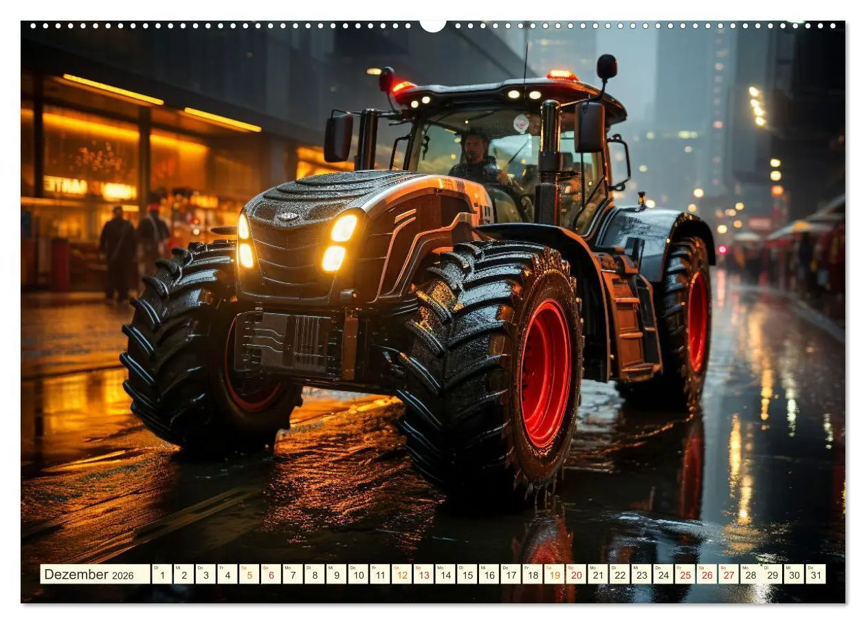 Bild: 9783457510407 | Traktor Fantasien (Wandkalender 2026 DIN A2 quer), CALVENDO...