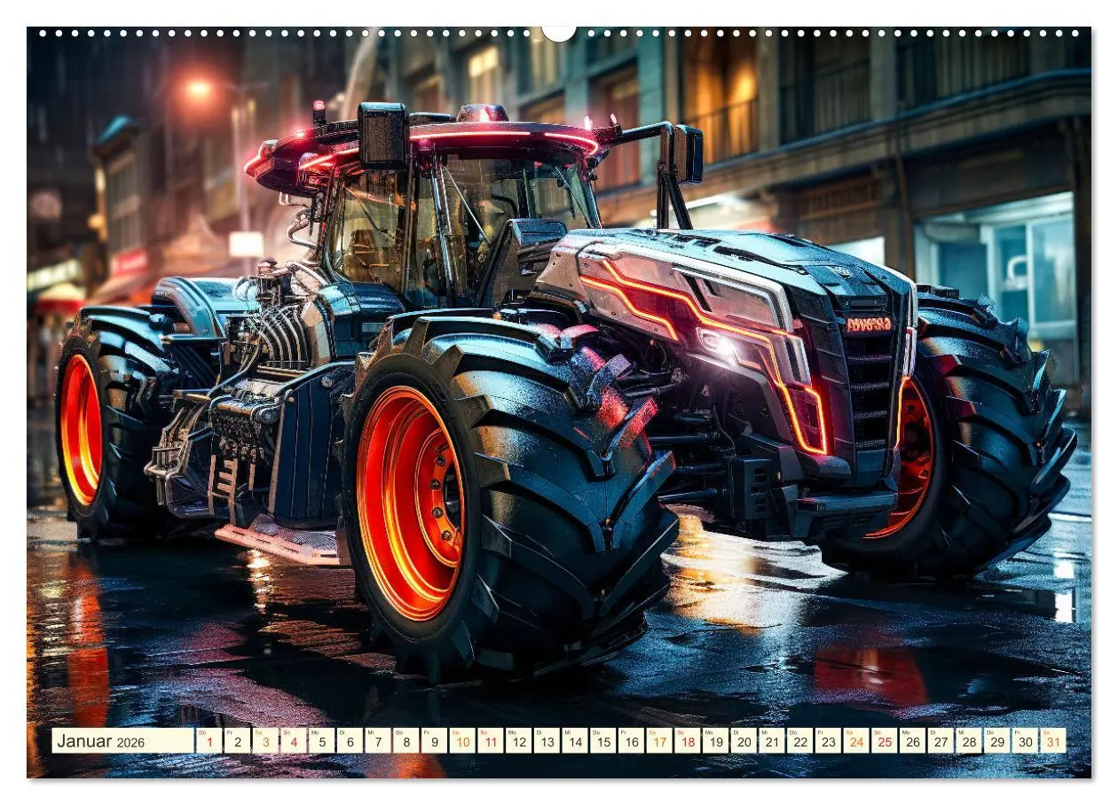 Bild: 9783457510407 | Traktor Fantasien (Wandkalender 2026 DIN A2 quer), CALVENDO...