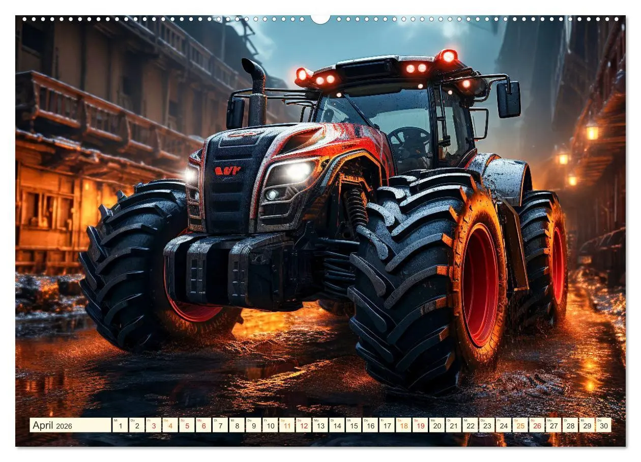 Bild: 9783457510407 | Traktor Fantasien (Wandkalender 2026 DIN A2 quer), CALVENDO...
