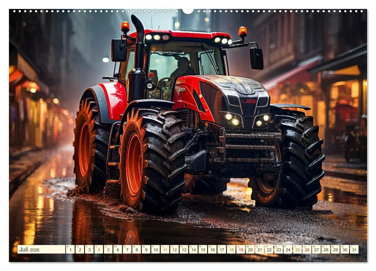 Bild: 9783457510407 | Traktor Fantasien (Wandkalender 2026 DIN A2 quer), CALVENDO...