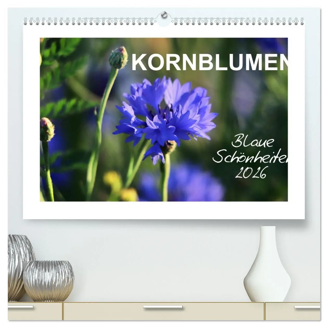 Cover: 9783457750407 | Kornblumen - Blaue Schönheiten (hochwertiger Premium Wandkalender...