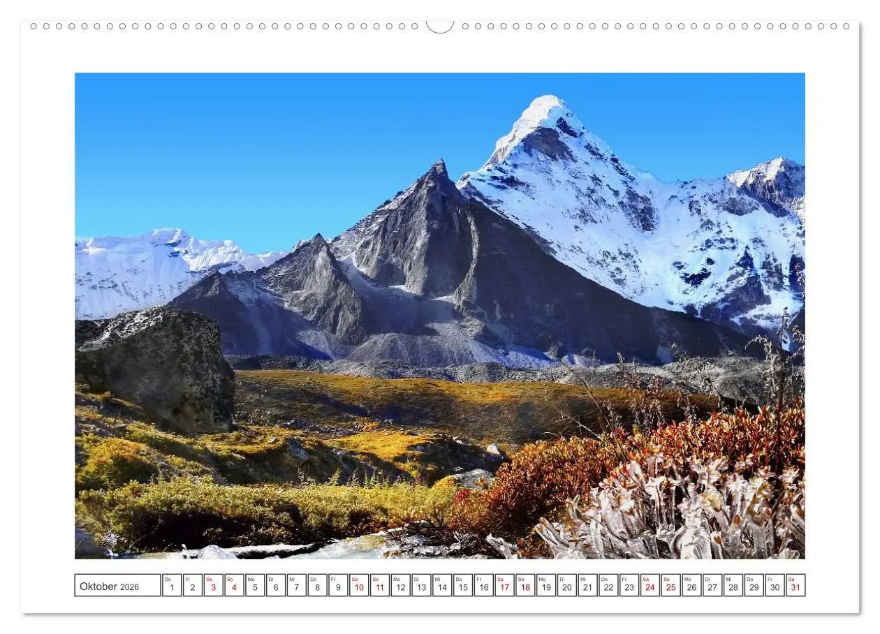 Bild: 9783516600407 | Himalaya - Bergparadies (Wandkalender 2026 DIN A2 quer), CALVENDO...