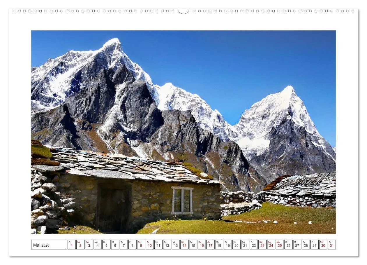 Bild: 9783516600407 | Himalaya - Bergparadies (Wandkalender 2026 DIN A2 quer), CALVENDO...