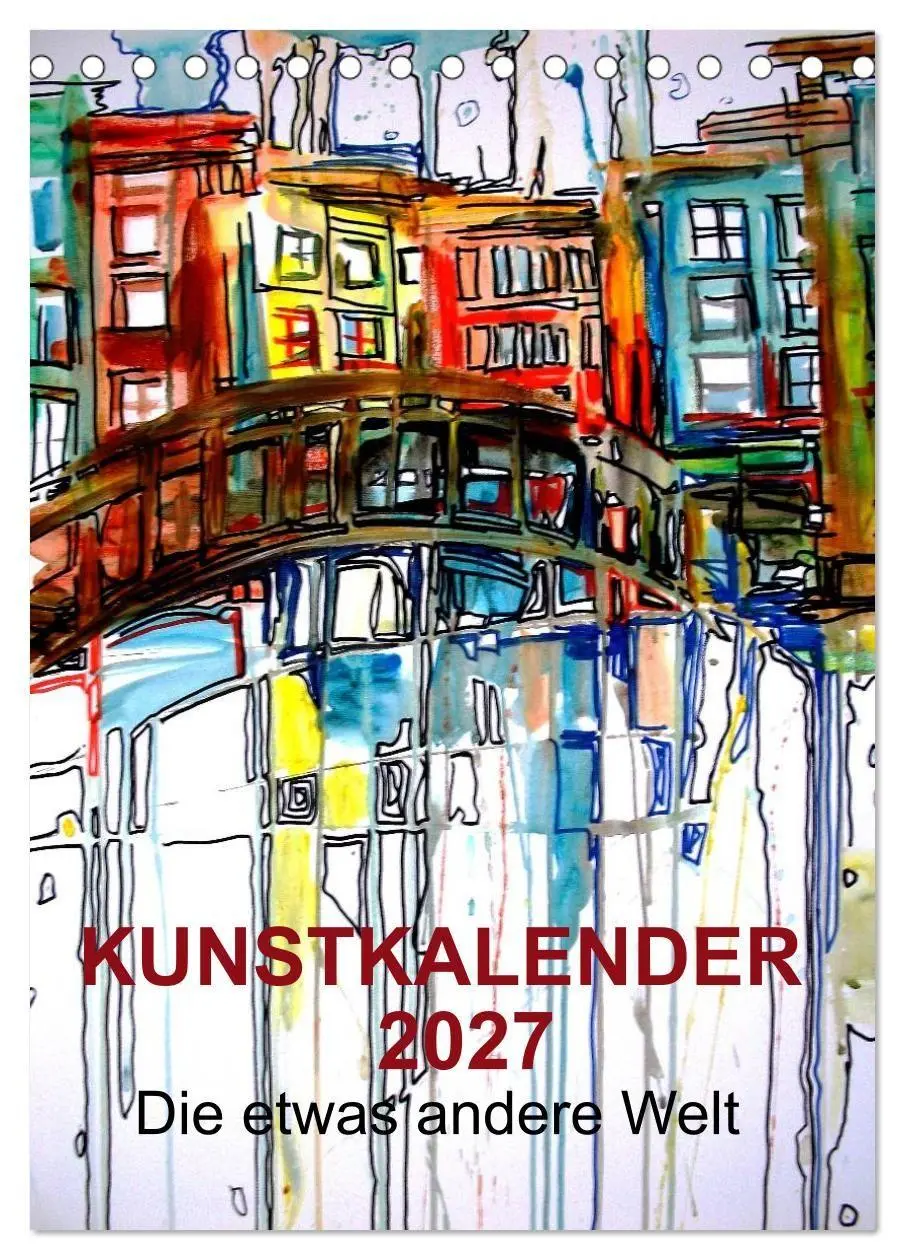 Cover: 9783594060407 | Kunstkalender 2027 "Die etwas andere Welt" (Tischkalender 2027 DIN...