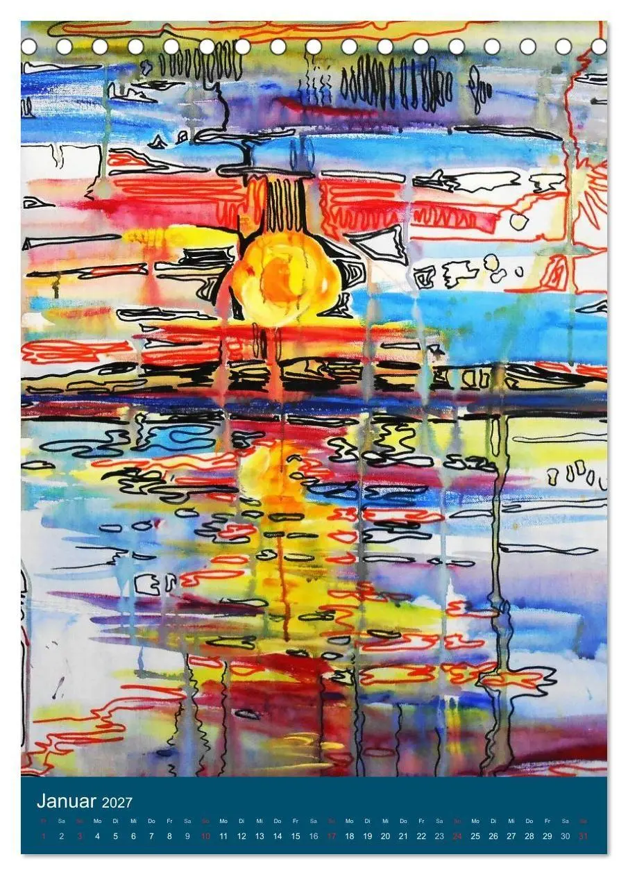 Bild: 9783594060407 | Kunstkalender 2027 "Die etwas andere Welt" (Tischkalender 2027 DIN...