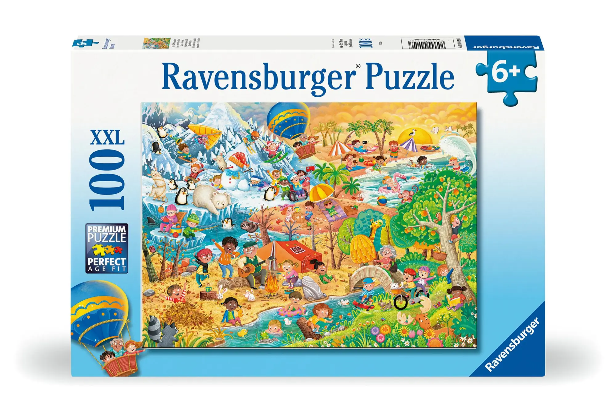Cover: 4005555040507 | Kinderpuzzle 100 XXL Teile - Die 4 Jahreszeiten | Spiel | Kinderpuzzle