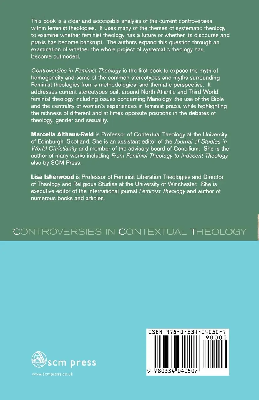 Rückseite: 9780334040507 | Controversies in Feminist Theology | Lisa Isherwood (u. a.) | Buch