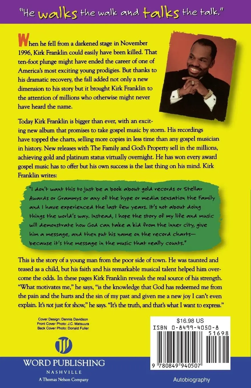 Rückseite: 9780849940507 | The Church Boy | Kirk Franklin | Taschenbuch | Kartoniert / Broschiert