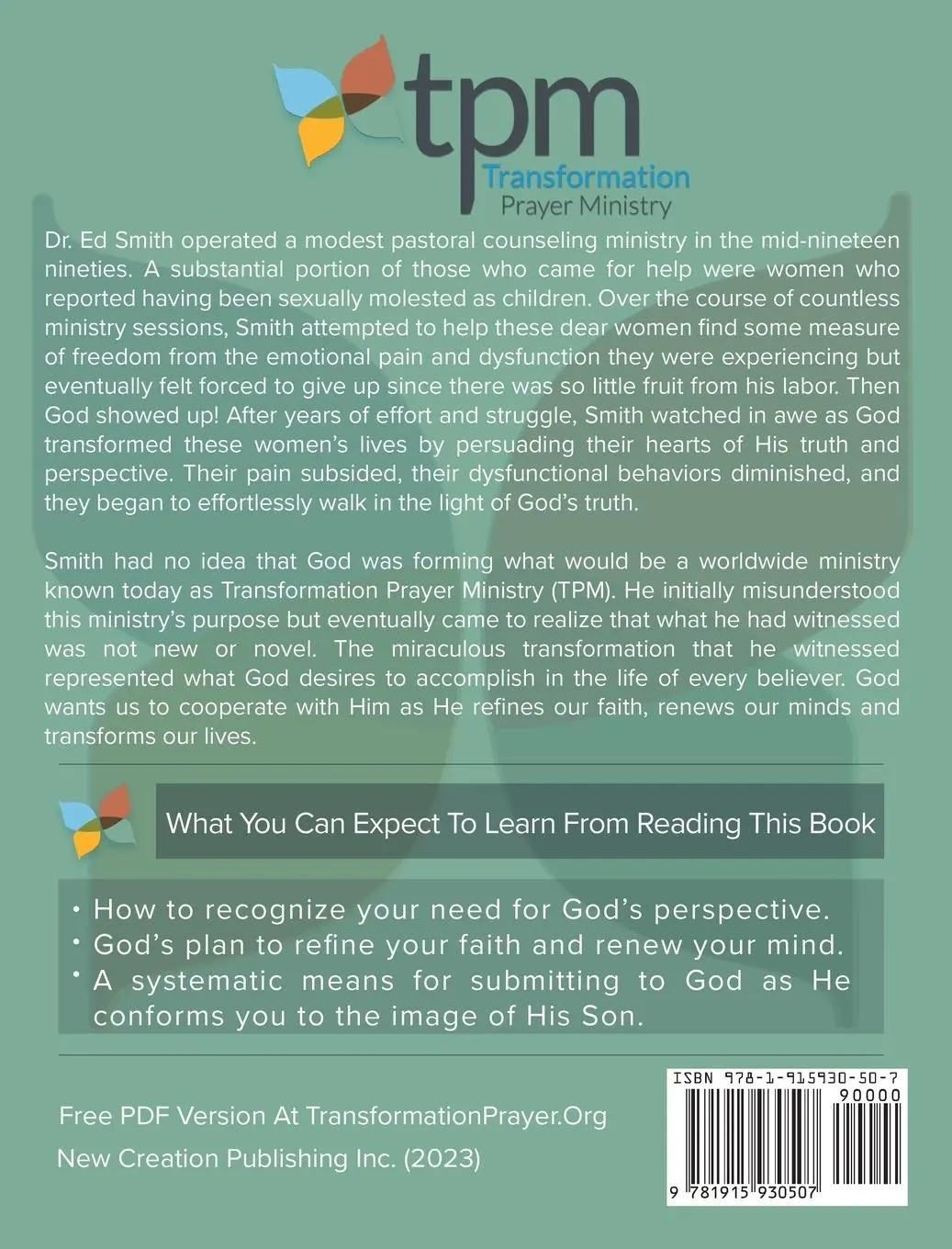 Rückseite: 9781915930507 | The Principles, Purpose, and Process of Transformation Prayer Ministry
