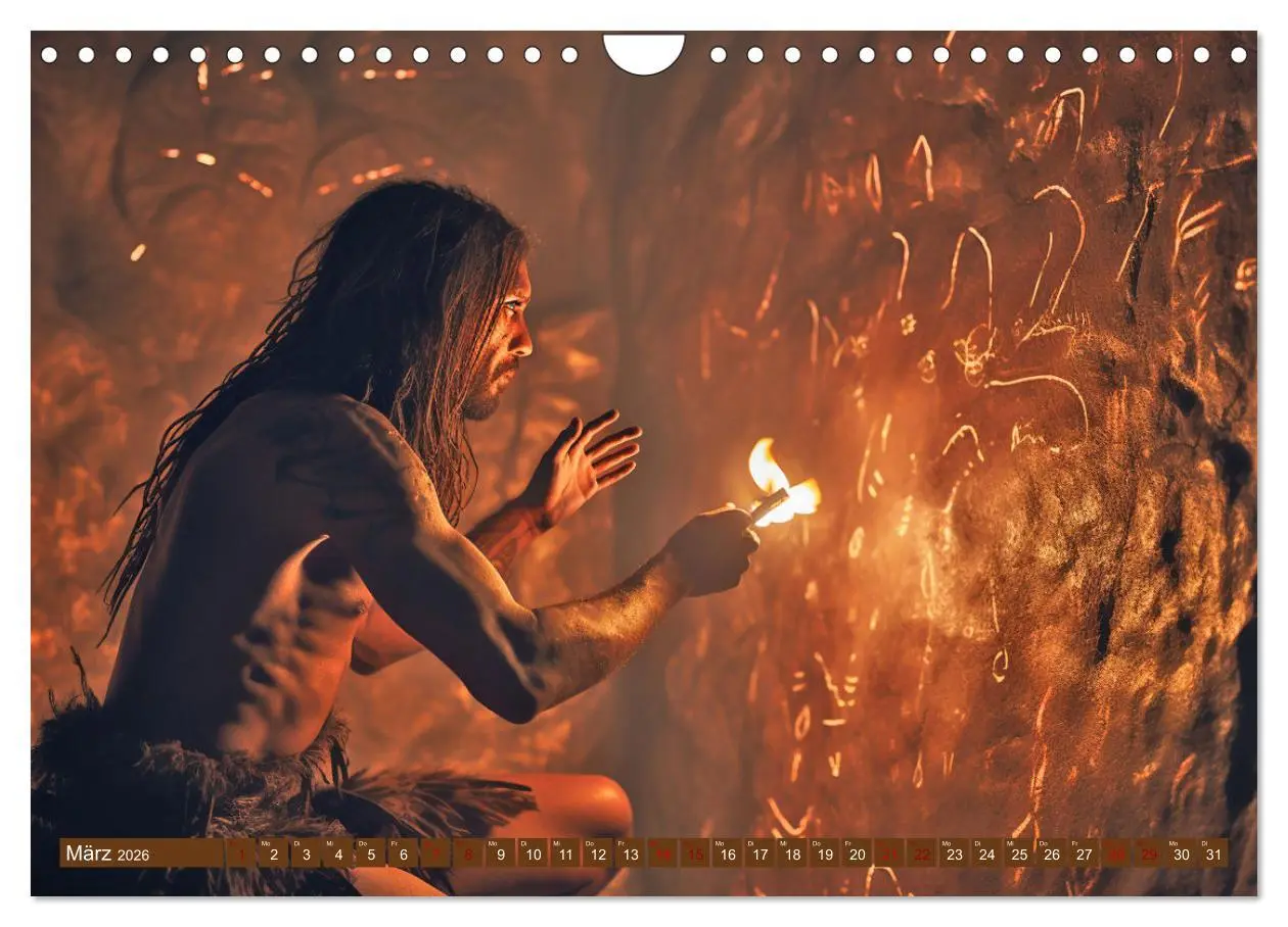 Bild: 9783457360507 | Steinzeit Galerie (Wandkalender 2026 DIN A4 quer), CALVENDO...