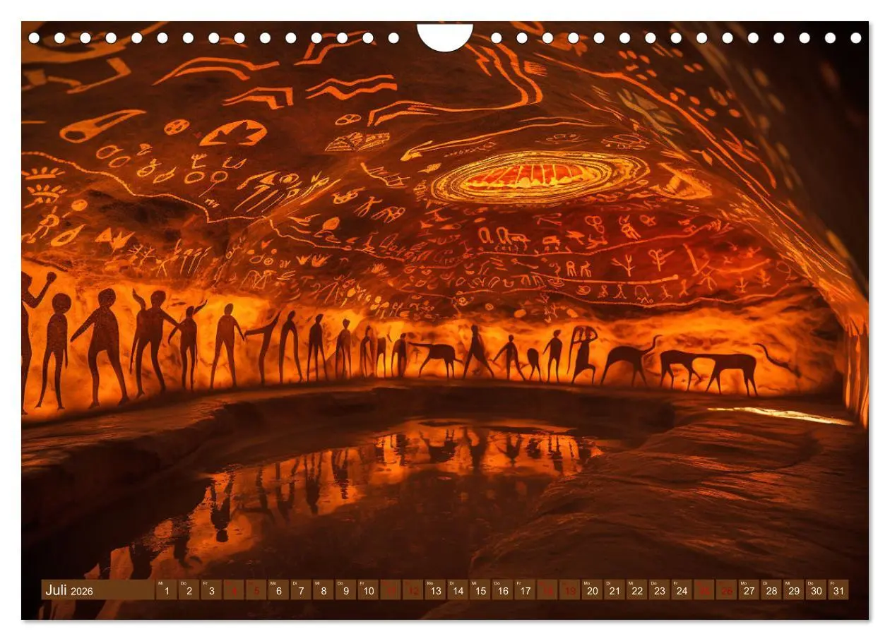 Bild: 9783457360507 | Steinzeit Galerie (Wandkalender 2026 DIN A4 quer), CALVENDO...