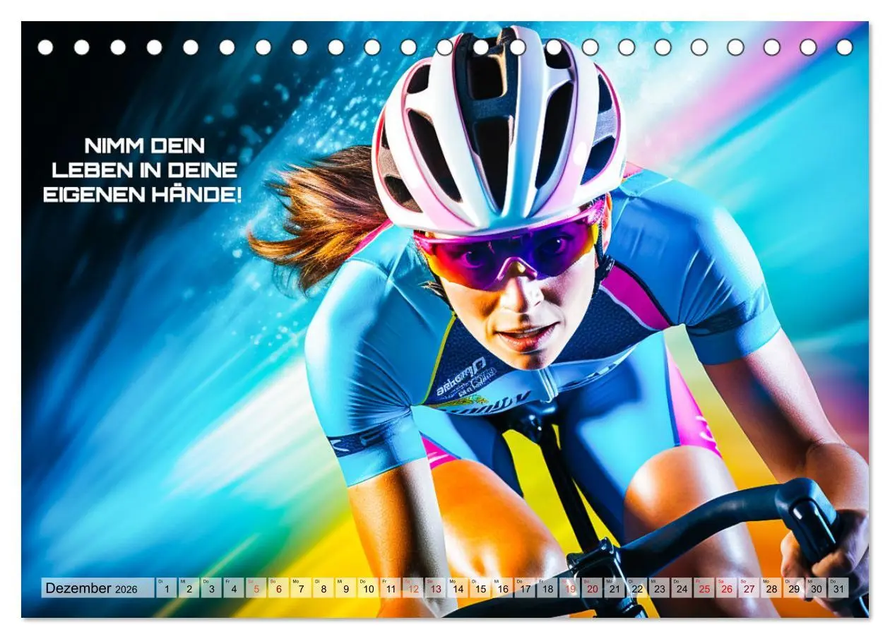 Bild: 9783457500507 | Rennrad und Motivation (Tischkalender 2026 DIN A5 quer), CALVENDO...