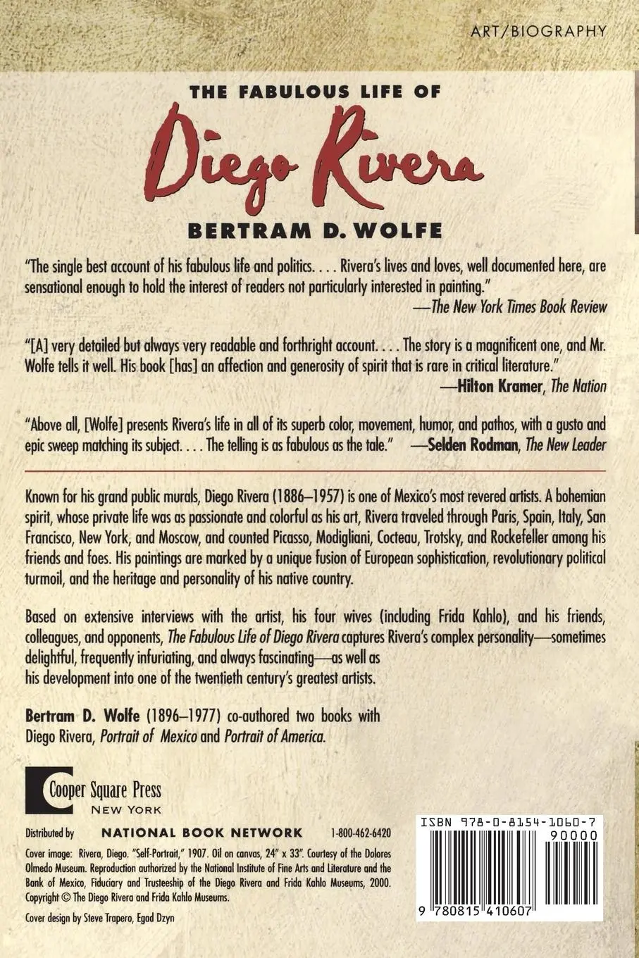 Rückseite: 9780815410607 | The Fabulous Life of Diego Rivera | Betram D. Wolfe | Taschenbuch